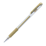 Pentel Hybrid Gel Grip Metallic Rollerball Pen K118M by Pentel at Cult Pens