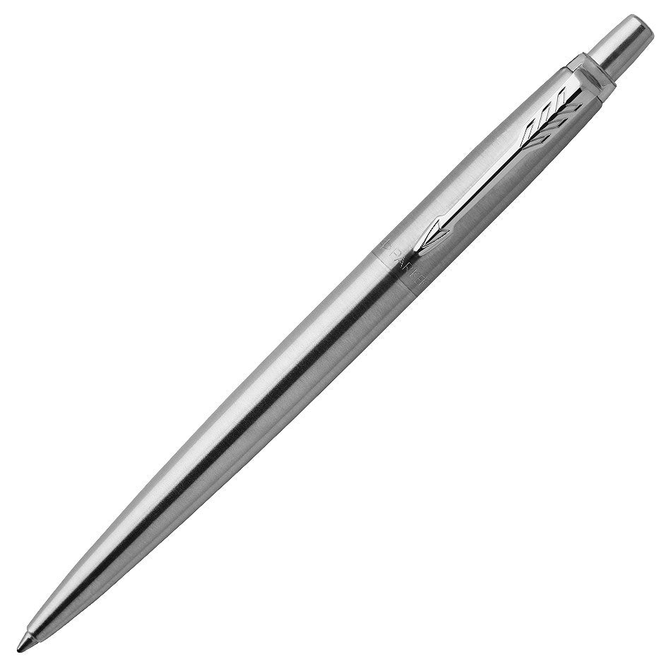 Parker Jotter Ballpoint Pen Stainless Steel Chrome Trim by Parker at Cult Pens
