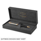 Parker Sonnet Ballpoint Pen Metal Black by Parker at Cult Pens