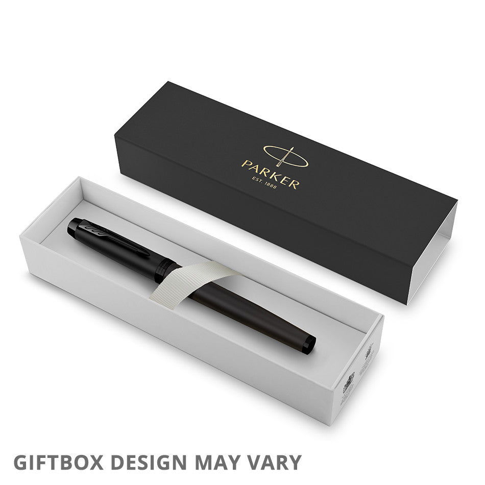 Parker IM Achromatic Fountain Pen Matte Black by Parker at Cult Pens