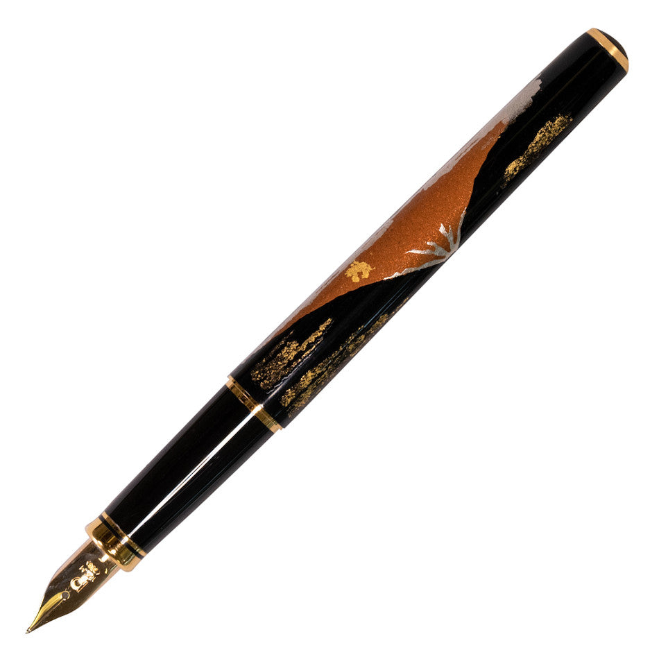 Platinum Kanazawa-Haku Fountain Pen Red Mt.Fuji Medium by Platinum at Cult Pens
