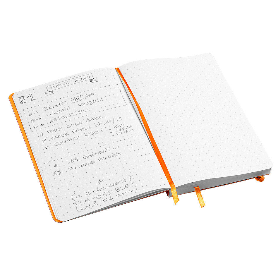 Rhodia Rhodiarama Softcover Goalbook With White Paper A5 Turquoise by Rhodia at Cult Pens