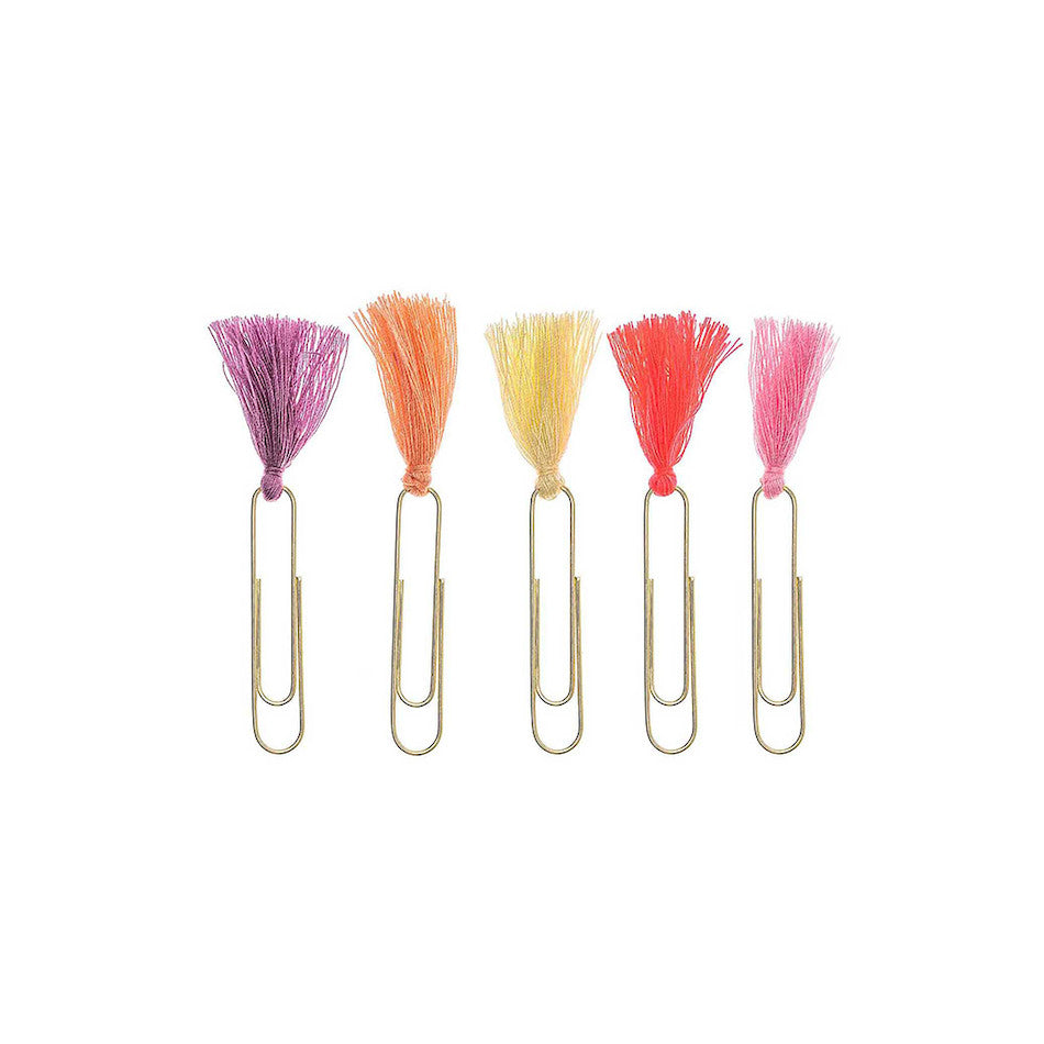 Rico Paper Clips with Tassels Pink by Rico Design at Cult Pens
