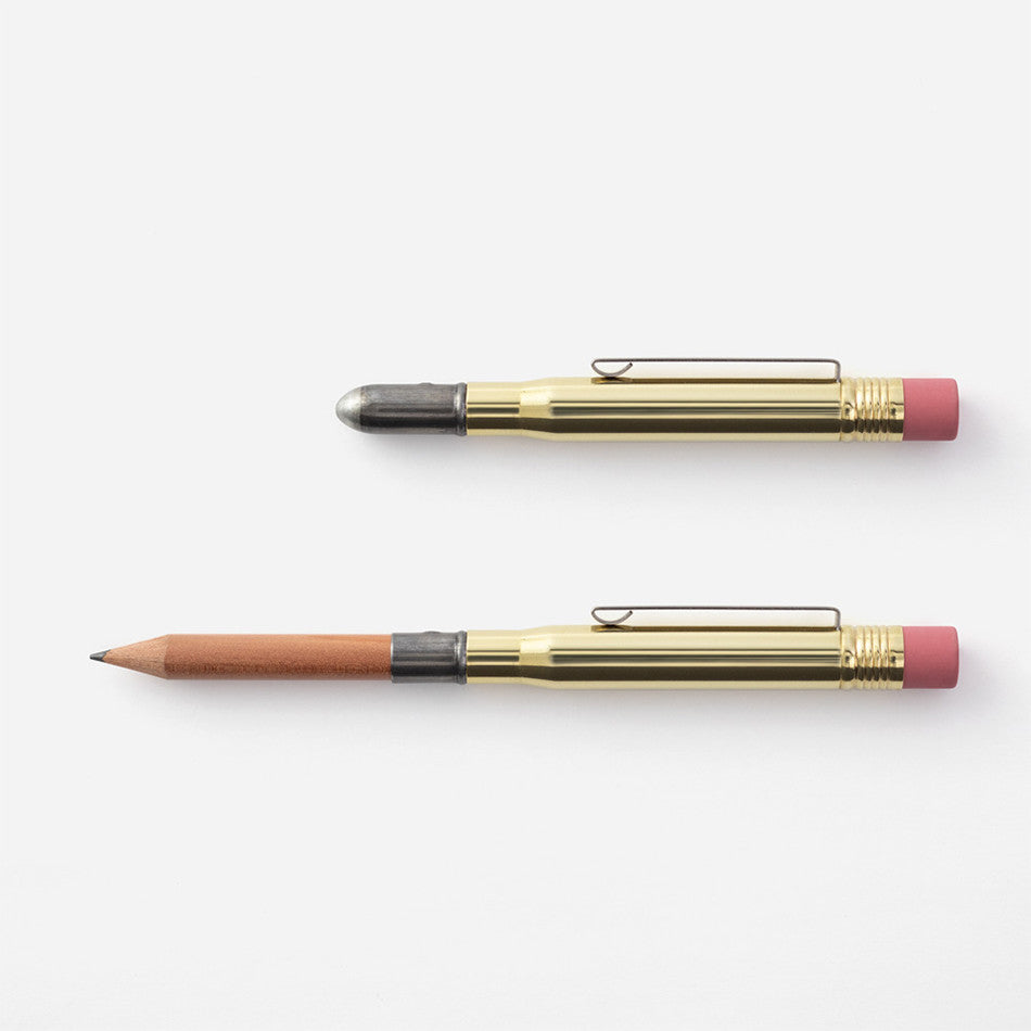 TRAVELER'S COMPANY BRASS Pencil Holder by TRAVELER'S COMPANY at Cult Pens