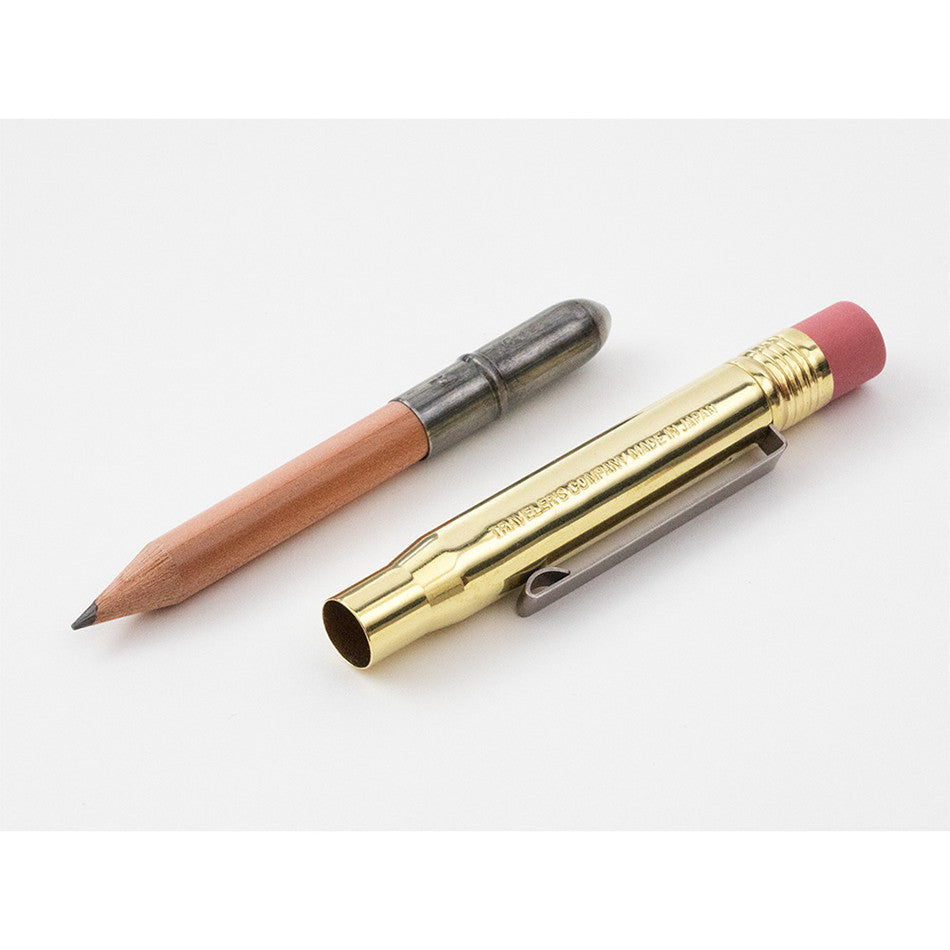 TRAVELER'S COMPANY BRASS Pencil Holder by TRAVELER'S COMPANY at Cult Pens