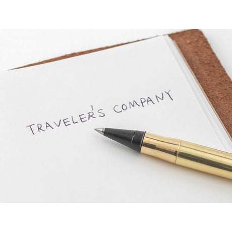 TRAVELER'S COMPANY BRASS Rollerball Pen by TRAVELER'S COMPANY at Cult Pens