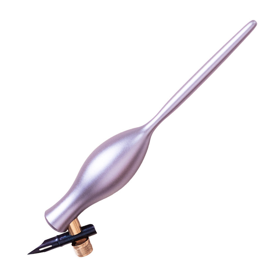 Tom's Studio Flourish Carrot Oblique Nib Holder Wisteria by Tom's Studio at Cult Pens